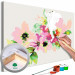 Cuadro para pintar con números Flores de colores 107517