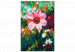 Cuadro para pintar por números Pinnate Cosmos - Pink Field Flower in the Midst of Colorful Nature 146727 additionalThumb 4