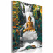 Cuadro numerado para pintar Levitating Buddha - Meditating Figure in Front of a Waterfall and a Forest 146537 additionalThumb 6