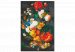  Dibujo para pintar con números Baroque Nature - Sumptuous Bouquet of Colorful Flowers against a Dark Background 147337 additionalThumb 4