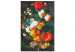  Dibujo para pintar con números Baroque Nature - Sumptuous Bouquet of Colorful Flowers against a Dark Background 147337 additionalThumb 3