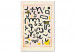 Cuadro numerado para pintar Paul Klee, Gesetz - Alphabet, Mysterious Letters on a Cream Background 148447 additionalThumb 6