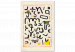 Cuadro numerado para pintar Paul Klee, Gesetz - Alphabet, Mysterious Letters on a Cream Background 148447 additionalThumb 4
