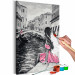 Cuadro para pintar por números Venecia (chica del vestido rosa) 107157 additionalThumb 3