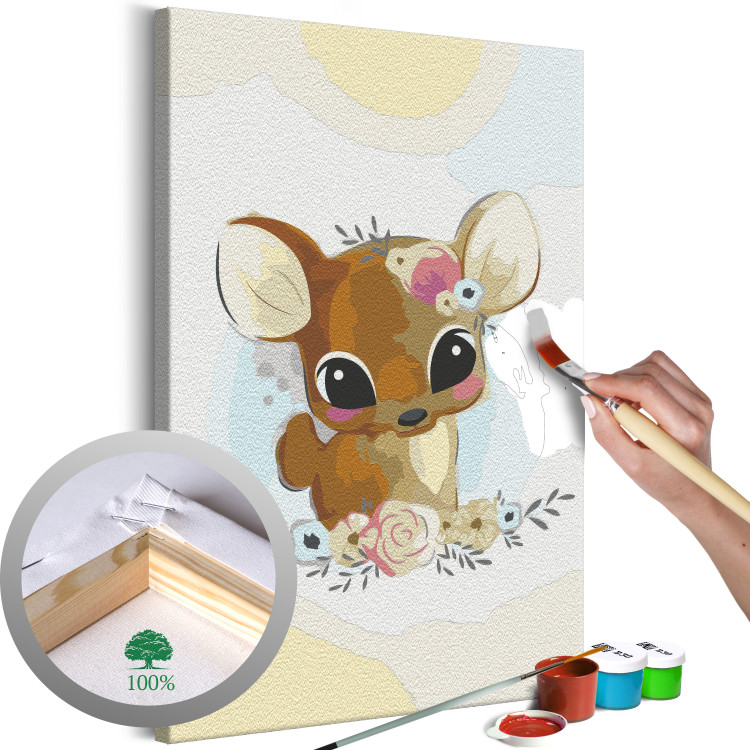  Dibujo para pintar con números Sweet Deer  142567