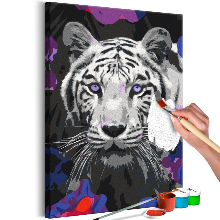 Cuadro para pintar por números White Bengal Tiger 142767 additionalImage 4