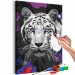 Cuadro para pintar por números White Bengal Tiger 142767 additionalThumb 4