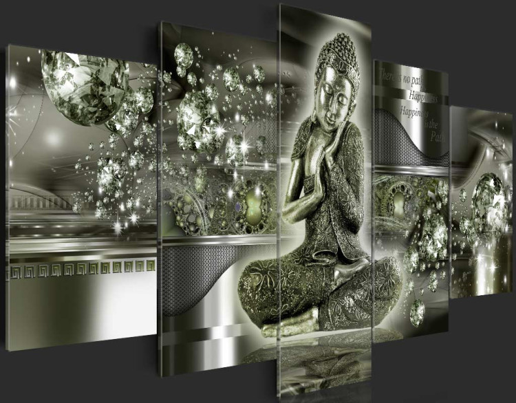 Cuadro acrílico Emerald Buddha [Glass] 92387 additionalImage 6