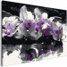 Cuadro numerado para pintar Orquídea morada (fondo negro y reflejo en el agua) 107508 additionalThumb 5