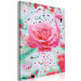 Cuadro para pintar por números Rose Flamingo - Pink Bird, Powdery Rose and Minty Shimmering Background 144618 additionalThumb 6