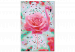 Cuadro para pintar por números Rose Flamingo - Pink Bird, Powdery Rose and Minty Shimmering Background 144618 additionalThumb 3
