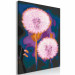 Dibujo para pintar con números Fluffy Balls - Large Pink Dandelions on a Dark Two-Color Background 146218 additionalThumb 5