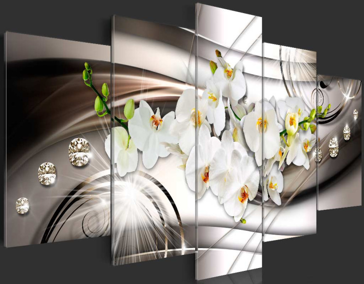 Cuadro en vidrio acrílico  Orchid with Diamonds [Glass] 92318 additionalImage 5