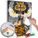 Cuadro para pintar por números Eye of the Tiger 127438