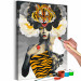 Cuadro para pintar por números Eye of the Tiger 127438 additionalThumb 3