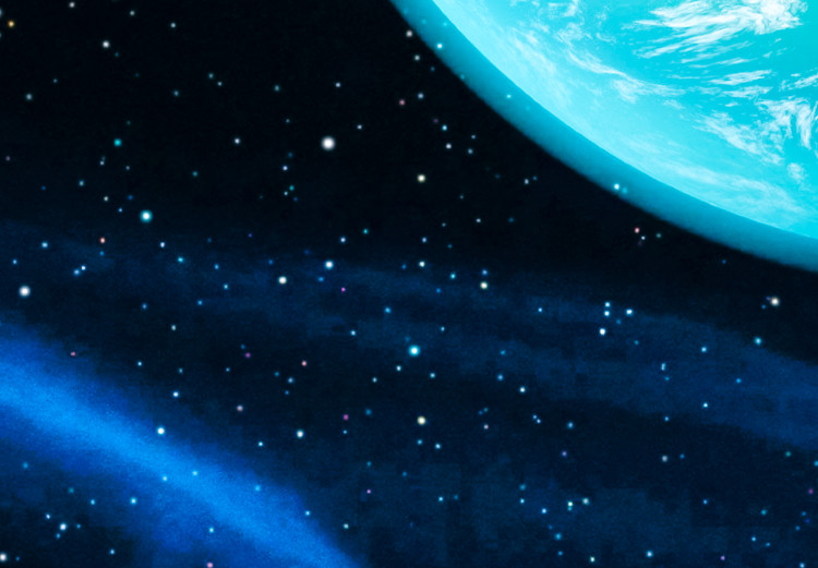 Cuadro en vidrio acrílico Blue Planet - Cosmos Full of Dark-Toned Stars 146438 additionalImage 6