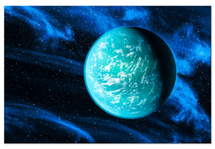 Cuadro en vidrio acrílico Blue Planet - Cosmos Full of Dark-Toned Stars 146438 additionalImage 2
