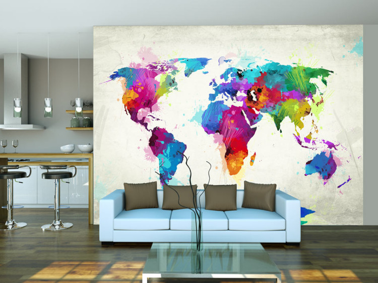 Fotomural decorativo The map of happiness 60038