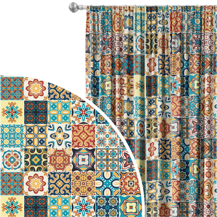 Cortina Spanish arabesque - a motif inspired by patchwork-style ceramics 147248