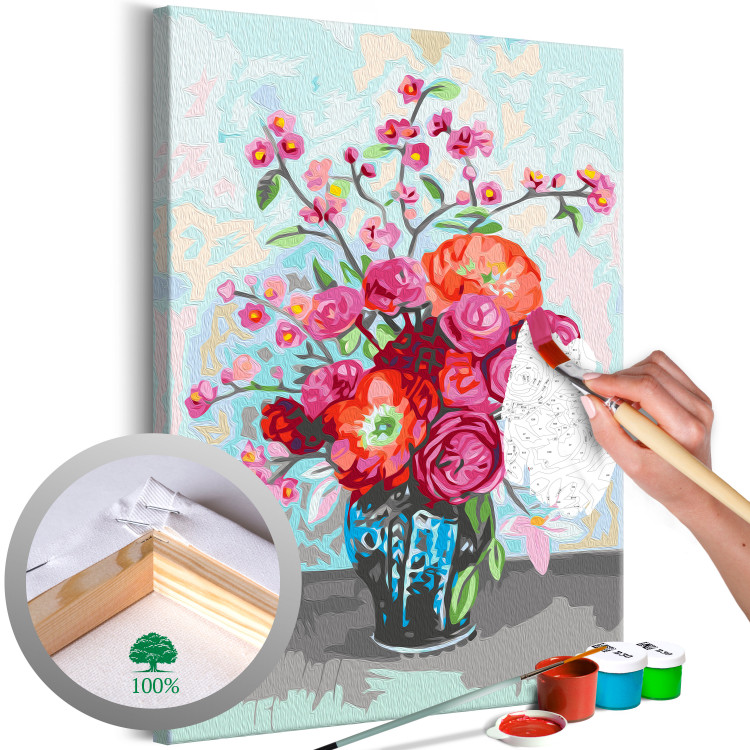 Cuadro para pintar con números Candy Bouquet 137458