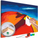 Cuadro para pintar por números Hot Day - Large Desert Dune and Blue Sky With White Cloud 145158