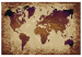 Cuadro numerado para pintar Mapa del mundo (tonos marrones) 107178 additionalThumb 5