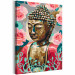 Cuadro para pintar con números Buddha in Red 135629 additionalThumb 6