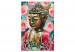 Cuadro para pintar con números Buddha in Red 135629 additionalThumb 5