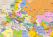 Cuadro decorativo Tierras desconocidas (1 parte) - mapa mundial colorido estilo vintage 95929 additionalThumb 4