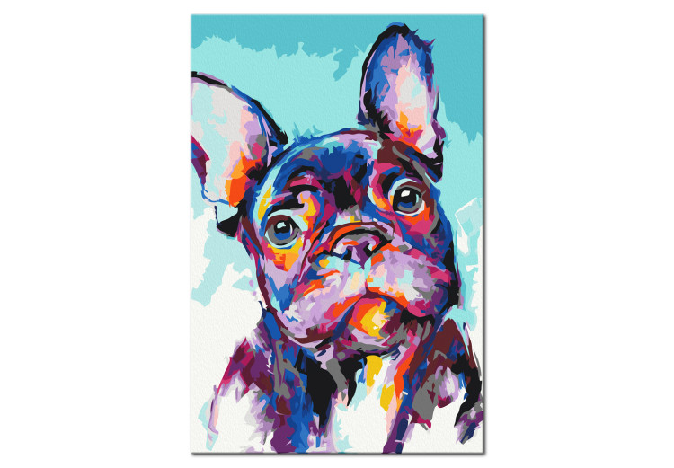 Cuadro para pintar con números Bulldog Portrait 127939 additionalImage 6