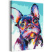 Cuadro para pintar con números Bulldog Portrait 127939 additionalThumb 4