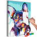 Cuadro para pintar con números Bulldog Portrait 127939 additionalThumb 3