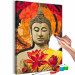 Cuadro para pintar con números Fiery Buddha 135439 additionalThumb 3
