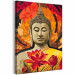 Cuadro para pintar con números Fiery Buddha 135439 additionalThumb 6