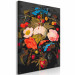 Cuadro para pintar por números Summer Bouquet - Colorful Flowers with Fruit on a Dark Background 147339 additionalThumb 7