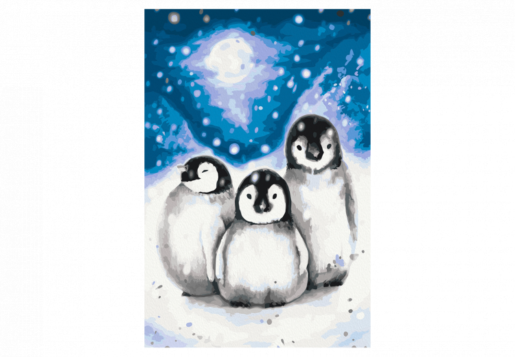 Cuadro para pintar con números Three Penguins 131449 additionalImage 6