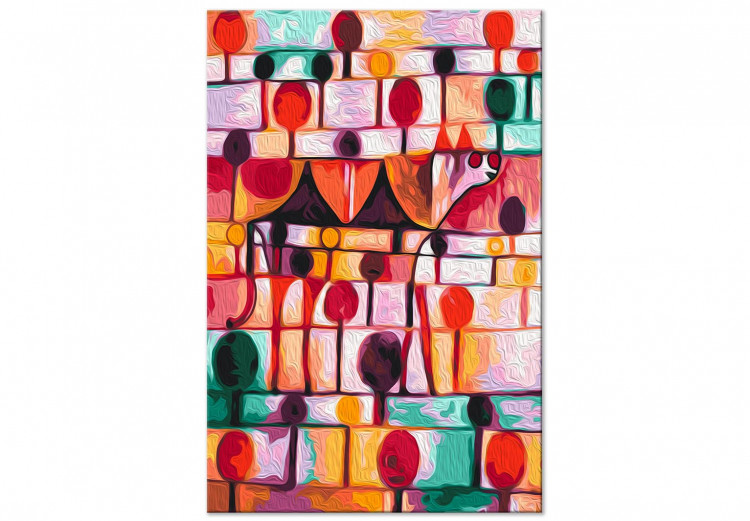 Cuadro numerado para pintar Paul Klee, Camel - Colorful Simple Trees and a Hidden Camel 148449 additionalImage 7