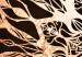 Fotomural a medida Telaraña oriental - mandala negra en fondo marrón 107759 additionalThumb 4