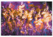  Dibujo para pintar con números Magic Meadow - Illuminated Golden Grasses on a Purple Background 145159 additionalThumb 6