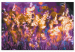 Dibujo para pintar con números Magic Meadow - Illuminated Golden Grasses on a Purple Background 145159 additionalThumb 3