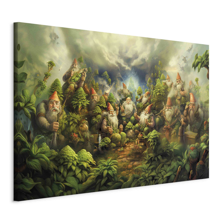 Cuadro XXL Crazy Forest Dwarves - Relaxation in Nature [Large Format] 151559 additionalImage 2