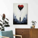 Cuadro XXL Flying Balloon - Watercolor Composition in Banksy Style [Large Format] 151879 additionalThumb 5