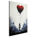 Cuadro XXL Flying Balloon - Watercolor Composition in Banksy Style [Large Format] 151879 additionalThumb 2