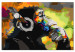 Cuadro para pintar por números Mono colorido con auriculares 132489 additionalThumb 7