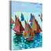 Cuadro para pintar con números Claude Monet: Fishing Boats 134689 additionalThumb 6