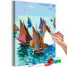 Cuadro para pintar con números Claude Monet: Fishing Boats 134689 additionalThumb 3