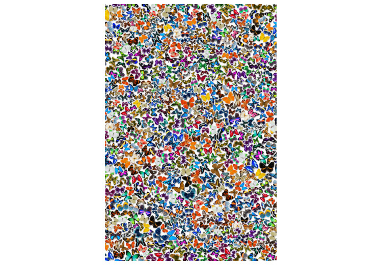 Fotomural decorativo Naturaleza multicolor - fondo lleno de mariposas para niños 61289 additionalImage 1