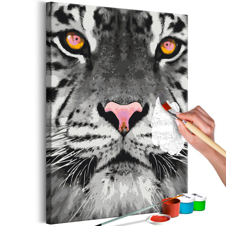 Cuadro numerado para pintar Regal White Tiger 138499 additionalImage 6