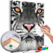 Cuadro numerado para pintar Regal White Tiger 138499
