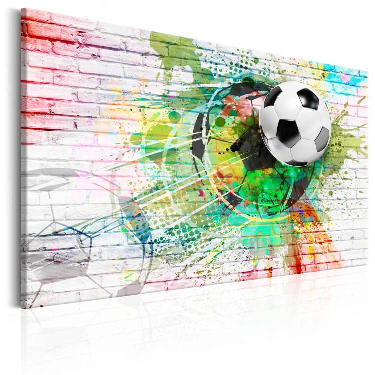 Cuadro moderno Colourful Sport (Football) 97999 additionalImage 2